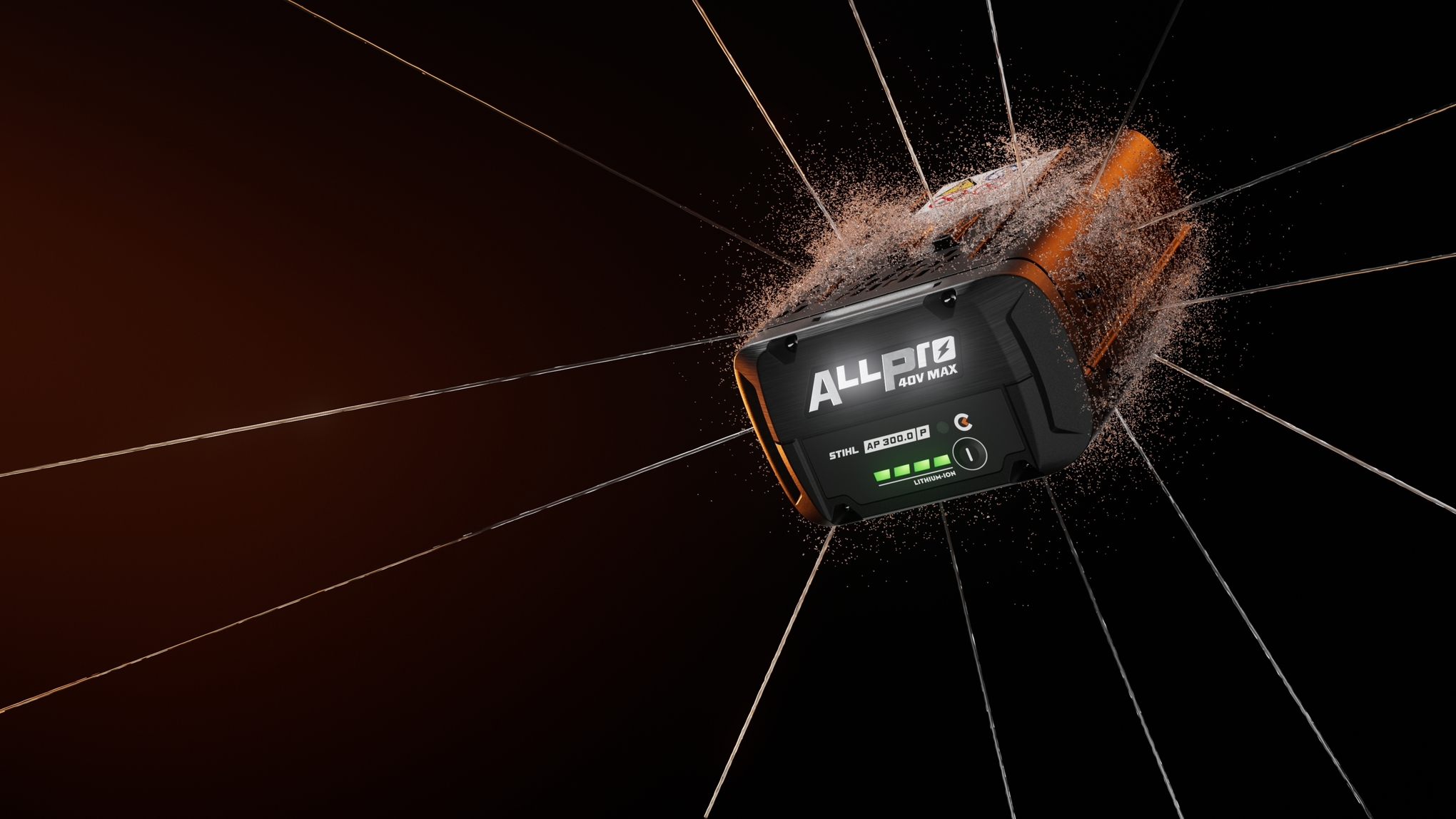 IPX5-Protection ALLPRO-batteries